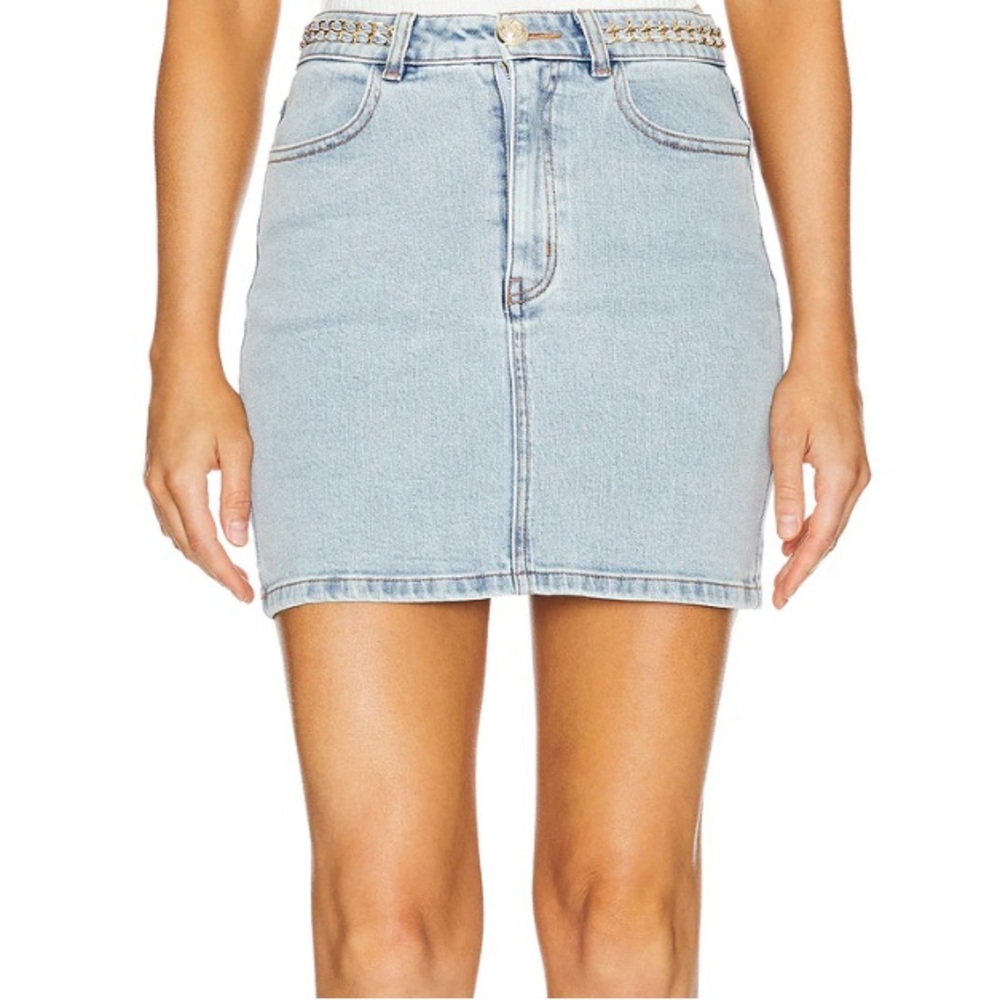 Denim Mini Skirt